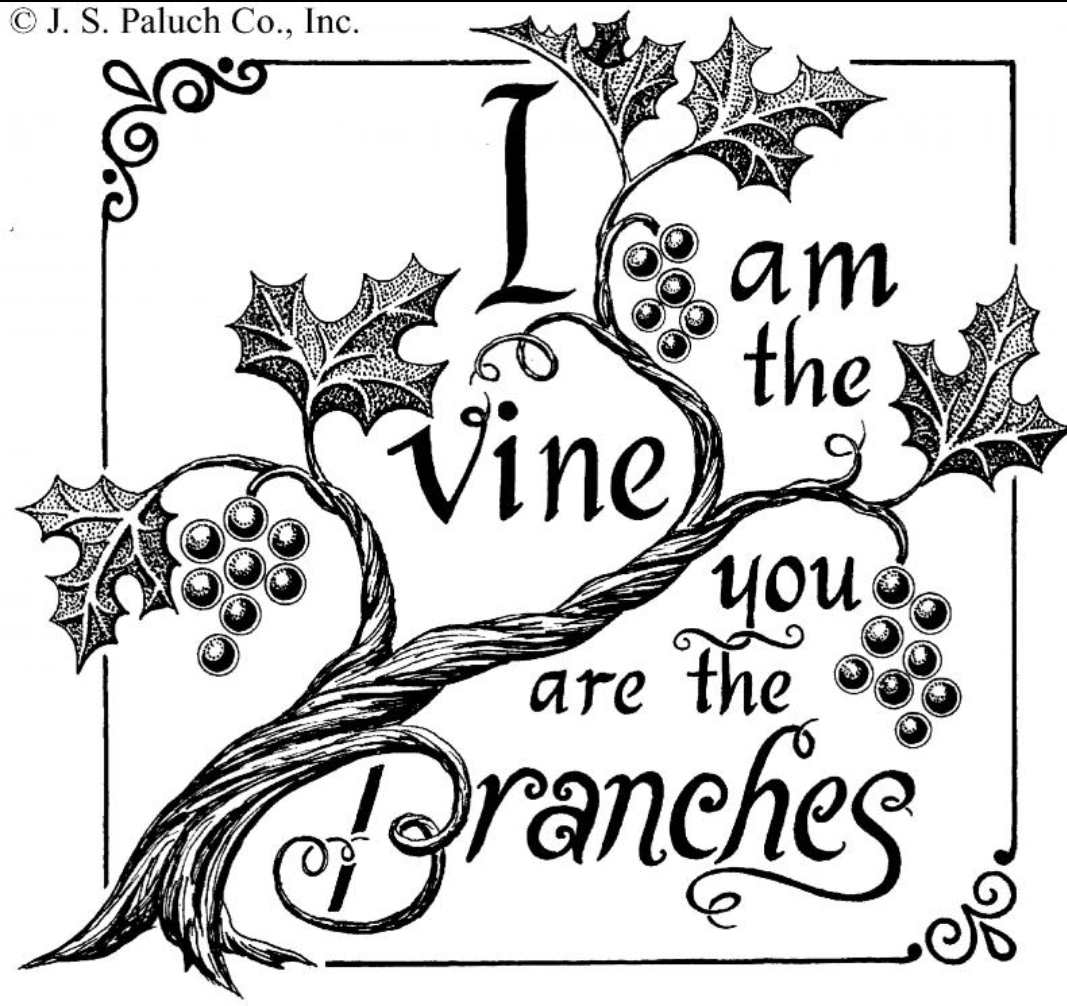 i am the vine coloring pages - photo #13